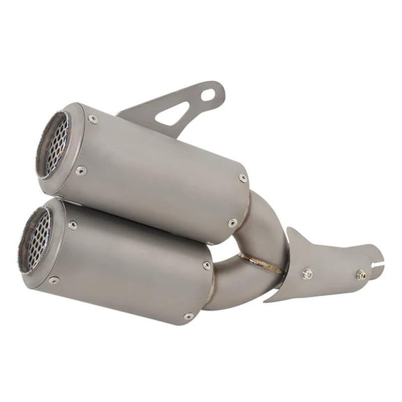 Motorcycle Exhaust Link Pipe Exhaust Pipe Double Hole Muffler Parts For Ducati For Monster 950 937 2021 2022