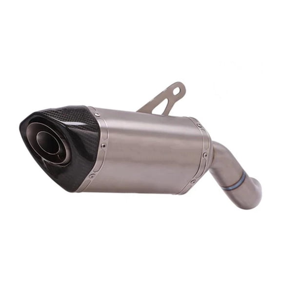 Motorcycle Exhaust Link Pipe Systems Exhaust Pipe Carbon Fiber Muffler Parts For Kawasaki Z900 Z900E 2020-2021
