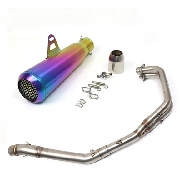 Motorcycle Exhaust Pipe Front Middle Link Pipe Full Systems Modified Parts For Yamaha MT03 MT-03 YZF R3 R25