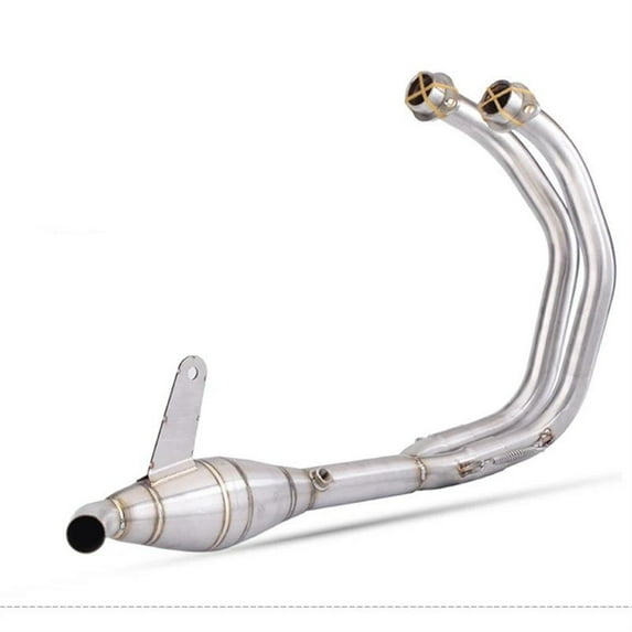 Motorcycle Exhaust Pipe Modified Full Systems Front Middle Link Pipe Parts For Yamaha YZF R3 R25 MT03 2015-2022