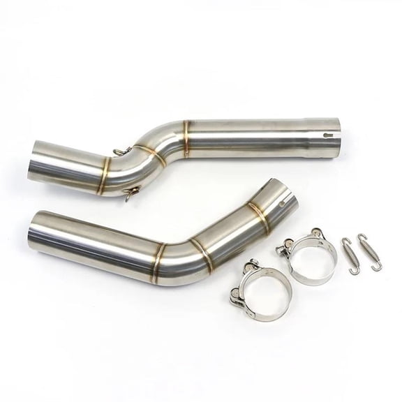 Motorcycle Exhaust Pipe Modified Racing Middle Link Pipe Connect Slip On Parts For CBR1000 CBR 1000 2004-2007