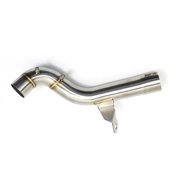 Motorcycle Exhaust Pipe Modified Stainless Steel Middle Link Pipe For BMW F850GS F750GS F850F750 GS 2018-2021