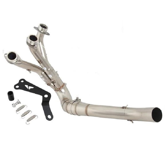 Motorcycle Exhaust Pipe Muffler Front Middle Link Pipe For Yamaha MT09 FZ09 XSR900 For Tracer 9 GT MT FZ 09 2020-2023