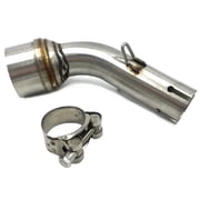 Motorcycle Exhaust Pipe Muffler Modified Middle Link Pipe Connect Slip On For Yamaha YZF R25 R30 R3 2015-2018