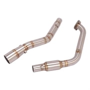 Motorcycle Exhaust Pipe Muffler Systems Front Link Pipe 51mm For Yamaha YZF R15 R125 MT-15 V3 V4 2017-2021