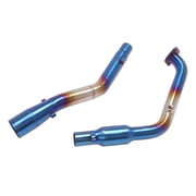 Motorcycle Exhaust Pipe Front Middle Link Pipe Muffler For Yamaha YZF R15 R125 V3 V4 YZF-R15 MT-15 2020-2023