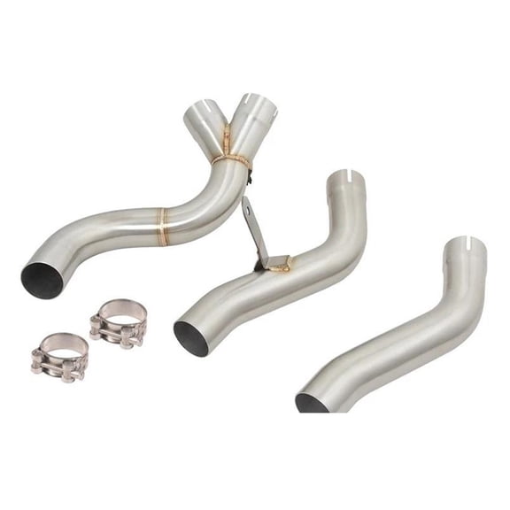 Motorcycle Exhaust Pipe Slip On Middle Link Pipe Parts For BMW R1150GS 1999-2005 R1150R 2001-2005 R850R 2004-2007