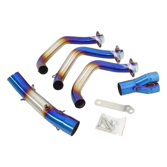 Motorcycle Exhaust Pipe System Header Front Link Pipe For Yamaha MT-09 FZ-09 FJ09 MT09 For Tracer 900 GT 2015-2020