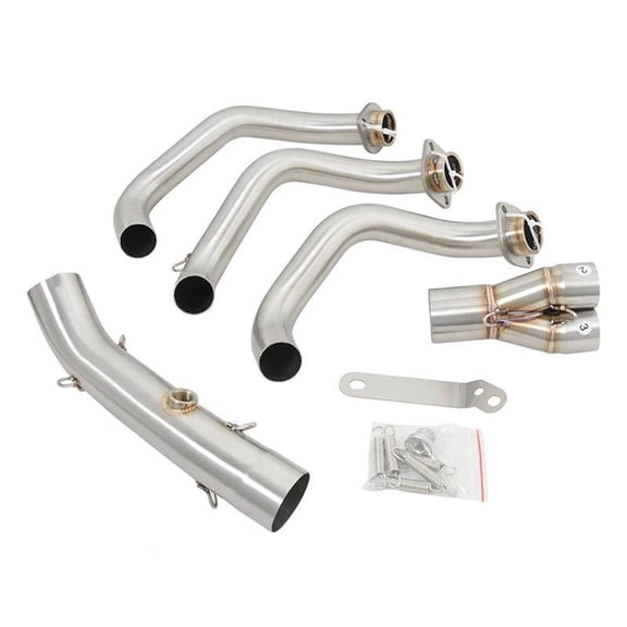Motorcycle Exhaust Pipe System Header Front Link Pipe For Yamaha MT-09 FZ-09 FJ09 MT09 For Tracer 900 GT 2015-2020