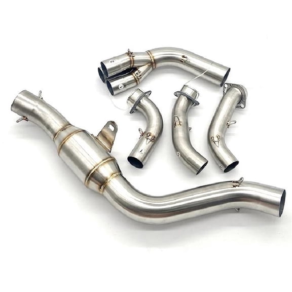 Motorcycle Exhaust Pipe Systems Stainless Steel Front Link Pipe For Yamaha MT-09 MT09 FZ-09 XSR900 2021-2023