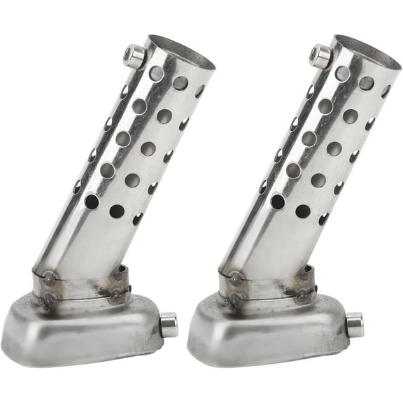 Motorcycle Exhaust Silencer, 2 pcs Universal Motorcycle Exhaust Pipe Baffle Muffler Insert Silencer for ATV Scooter Motorbike Motorcycle Muffler Pit Dirt Bike Exhaust Muffler Replacement