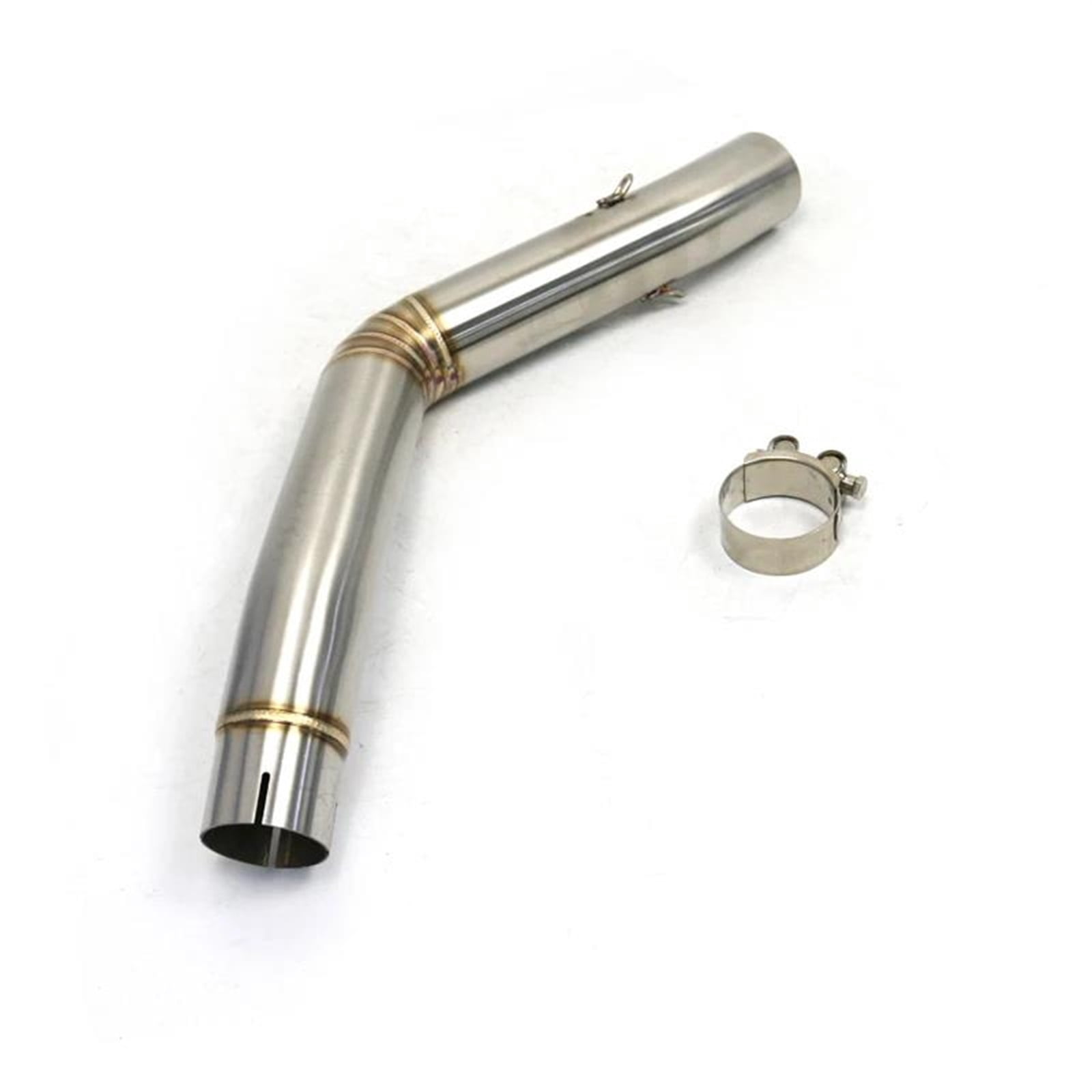 Motorcycle Exhaust Slip On Middle Link Pipe Tube Stainless Steel Exhaust Pipe Accessories For 502C 51mm