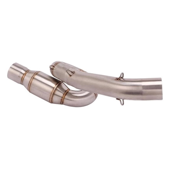 Motorcycle Exhaust Slip On Middle Link Pipe Tube Stainless Steel Parts For Kawasaki ZX-10R ZX10R 2009-2020 S22