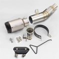 thumbnail image 1 of Motorcycle Exhaust System Slip OnExhaust Tip Baffle Pipe Middle Link Tube Parts For Yamaha YZF R6 2006-2019, 1 of 4