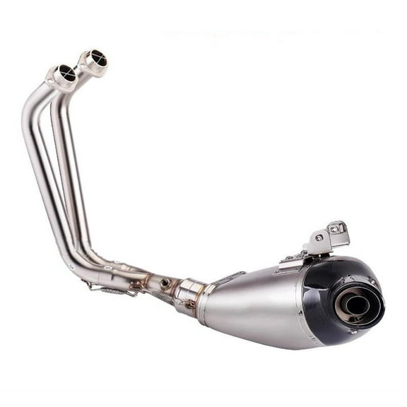 Motorcycle Exhaust Systems Front Middle Link Pipe Muffler Parts For Yamaha MT-07 FZ-07 2014 2015 2016-2023