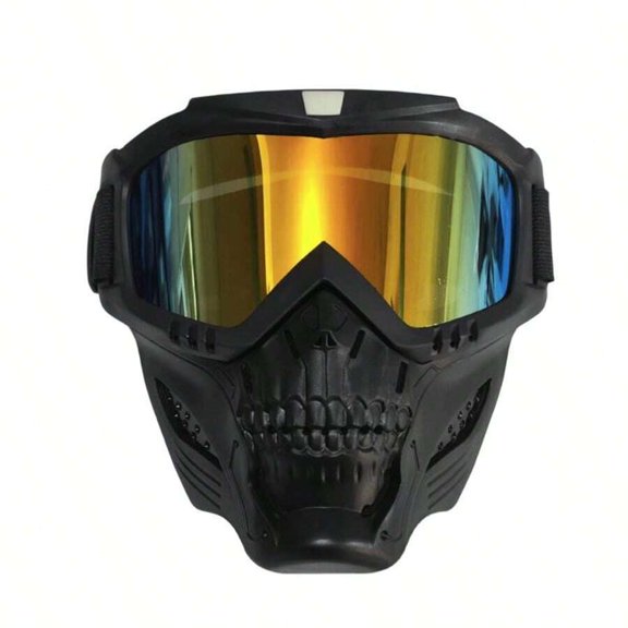Motorcycle Face Mask Full Face,Dirt Bike Goggles Motocross, ATV, Offroad, Riding Racing Goggles For Men Women