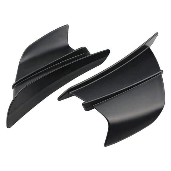 Motorcycle Fairing Side Winglet Aerodynamic Wing Deflector Spoiler for Panigale V2 V4 899 959 1198 1199 1299(B)
