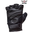 thumbnail image 1 of Motorcycle Fingerless Gloves, 1 of 2