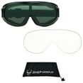 thumbnail image 1 of Motorcycle Fit Over Rx Glasses Goggles. Safety Polycarbonate lens., 1 of 1