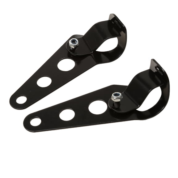 Motorcycle Flat Black Head Light Bracket Fork Mount Ear 27mm-32mm