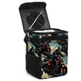 thumbnail image 1 of Motorcycle Foldable Car Garbage Can with Lid, Leak-proof, and Hanging Storage Bag - Trash Can for Car, 1 of 6