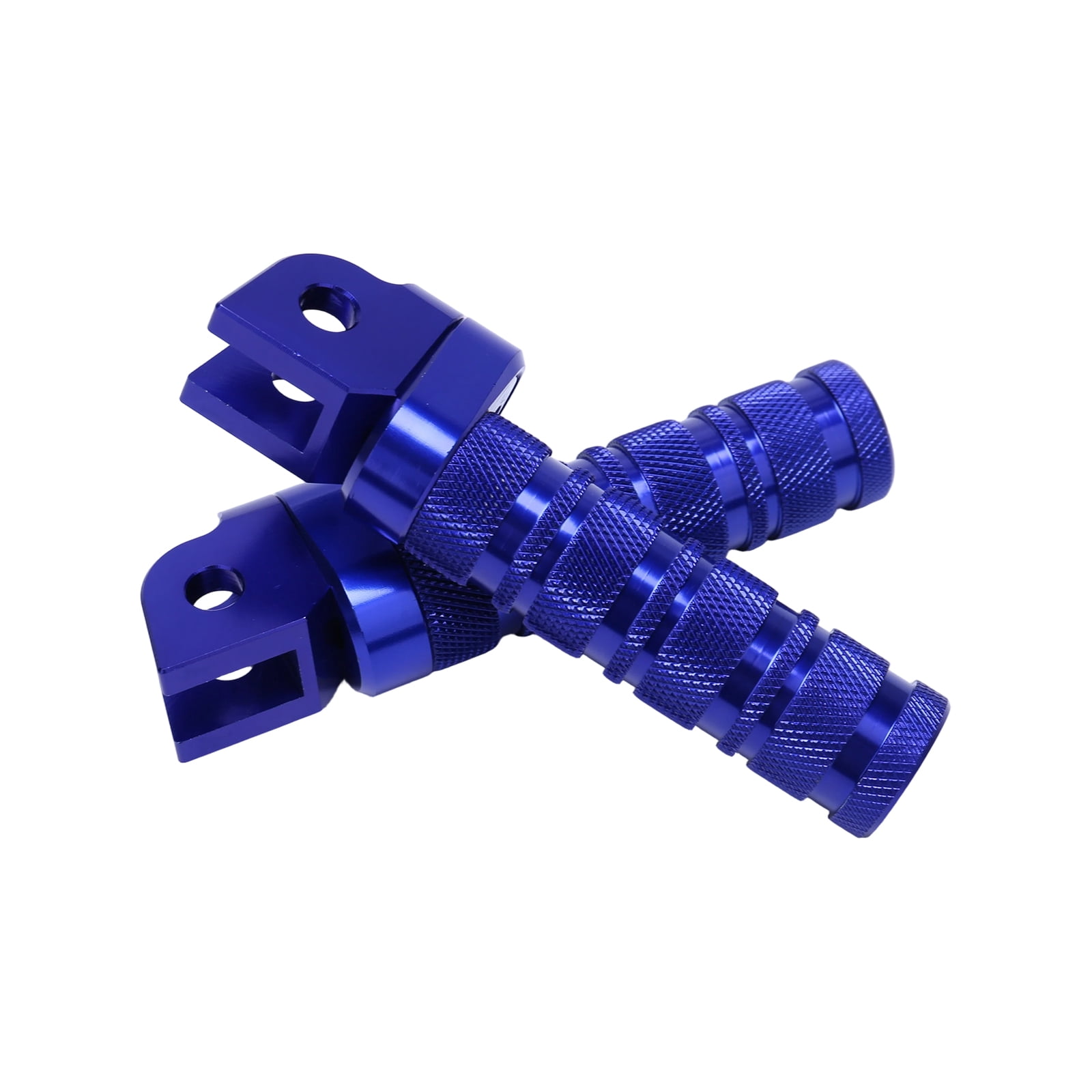 Motorcycle Foot Peg Assembly, Knurled Aluminum Grip with Forked ...