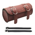 thumbnail image 1 of Motorcycle Fork Bag Tool Saddlebag PU Leather Storage Spacious Design for Riders Motorbike Bicycle Use, 1 of 9
