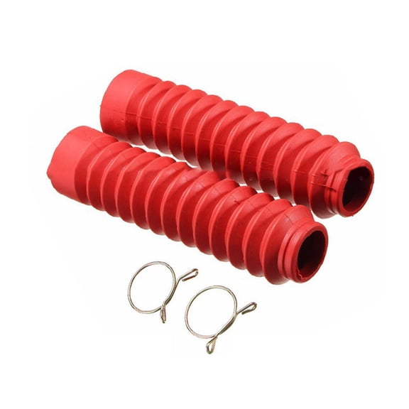 Motorcycle Fork Dust Boots 1 Pair Front Fork Protector Dust Shock Damping Dust Cover Gaiter Boots for Dirt Bike