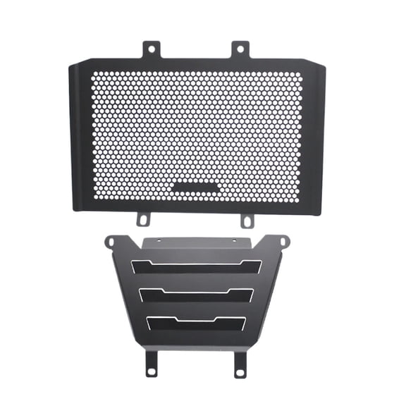 Motorcycle Front Engine Cover Fan Radiator Grille For CFMOTO 450MT MT450 MT 450 2024- Black