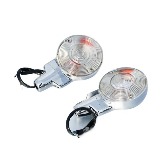 Motorcycle Front Flat Turn Signal For Harley Softail Classic Heritage FLSTC 1999-2017  Road King 2001-UP