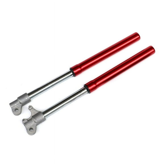 Motorcycle Front Inverted Fork Shock Absorption for China 47cc 49cc Mini Motorcycle Pit Bike Motocross Accessorie,Red