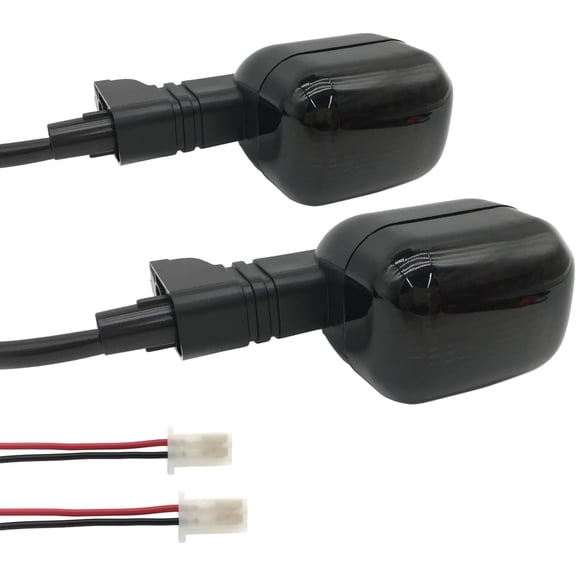 Motorcycle Front/Rear Turn Signal Indicator Light Compatible with BMW F650GS 99-07 F650CS Scarver 01-05 F650 GS CS ST Funduro Blinker Lamp (Smoke shell)