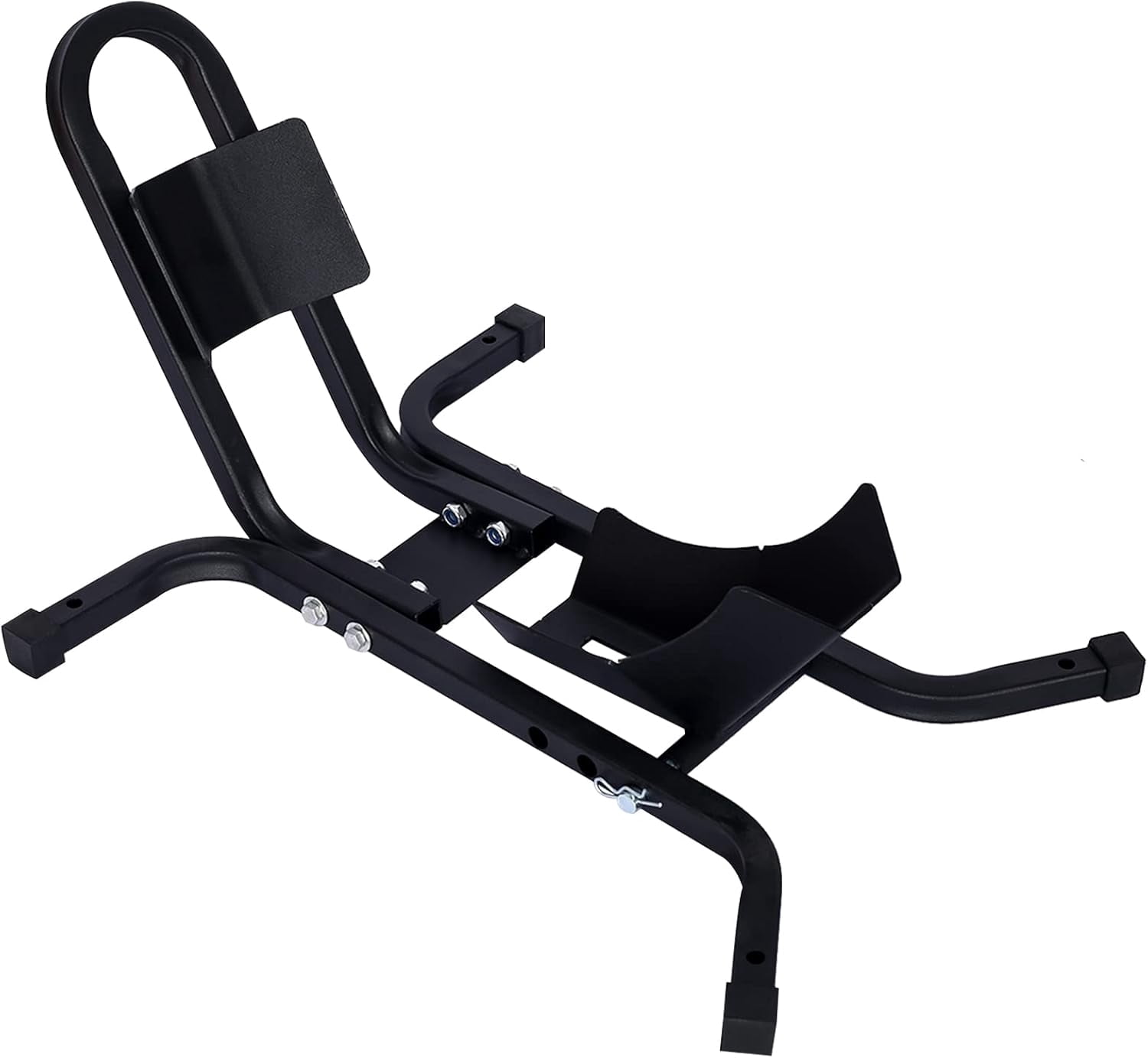 Motorcycle Front Tire Chock, 1200 Lb Heavy Duty Wheel Stand, Black ...