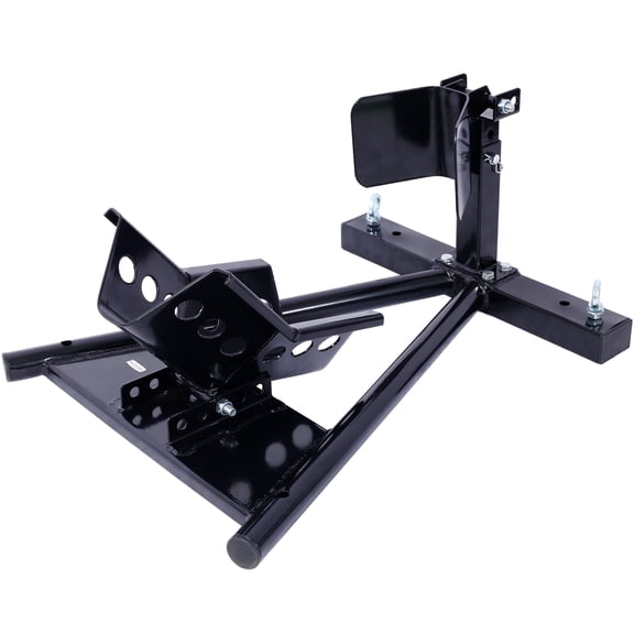 Motorcycle Front Tire Chock, Motorbike Front Chock for 17"-21" Wheels Locking Adjusting Stand,black color,