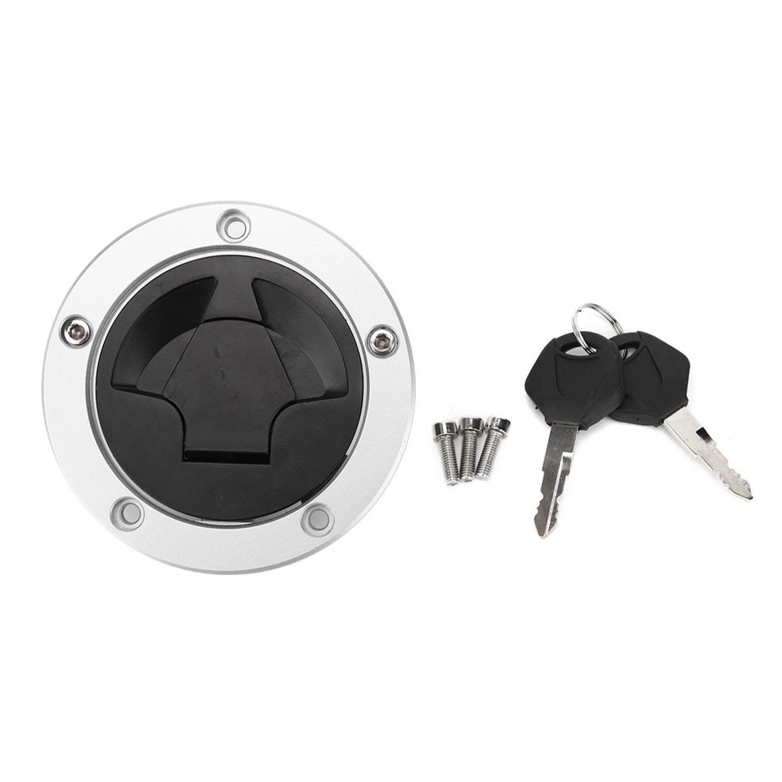 Motorcycle Fuel Gas Cap Lock with Key Fit for Kawasaki Ninja ZX6R/ZX10R/ZX14R