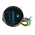 Motorcycle Fuel Level Gauge 52mm Housing Diameter LED Light Display