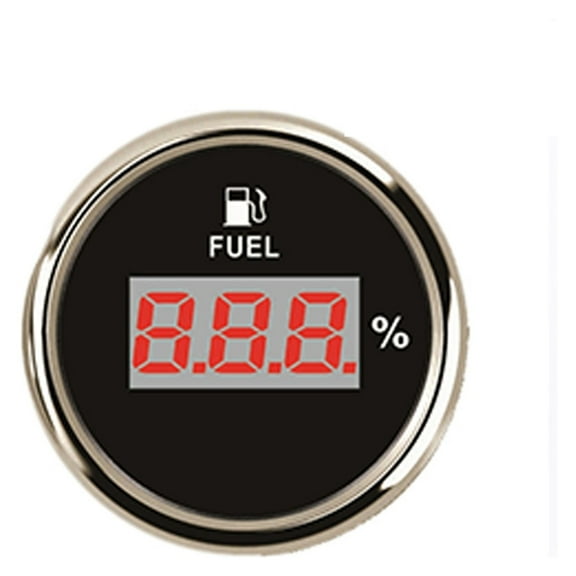 Motorcycle Fuel Level Sensor + 52mm Digital Fuel Level Gauge 240~33 Ohm Oil Tank Level Indicator 0~190ohm Car Fuel Gauge 9~32V ,High Precision