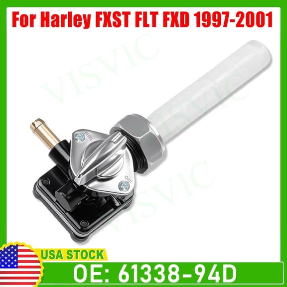 Motorcycle Fuel Valve Petcock for Harley FLST FXST FLT FXD 1995-2001 1340Cc