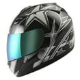 thumbnail image 1 of Motorcycle Full Face Helmet HJM A110 Adult Racing Star Black, 1 of 5