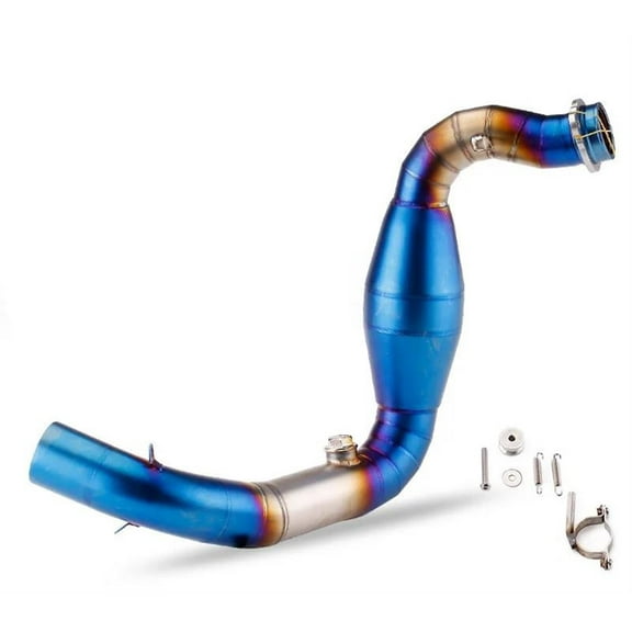 Motorcycle Full System Exhaust Pipe Modify Middle Link Pipe 51mm Muffler For BMW G310R G310GS 2017-2021