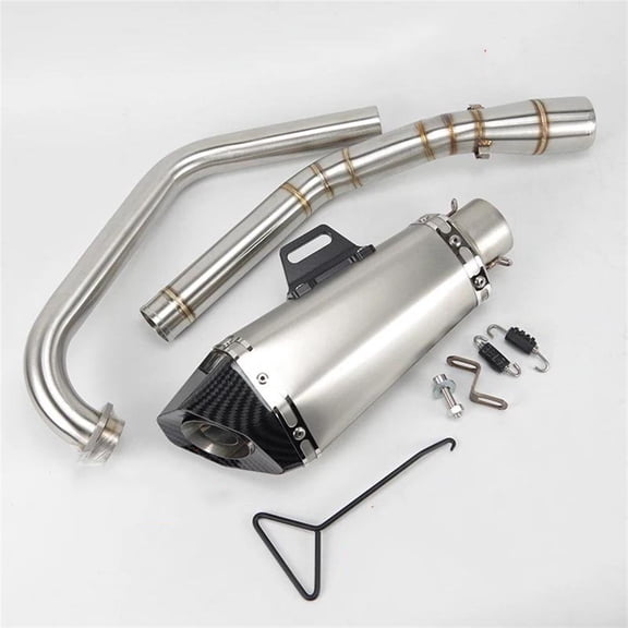 Motorcycle Full System Modified Middle Link Pipe Slip On With Exhaust For Yamaha YZF R15 MT-15 2008-2019