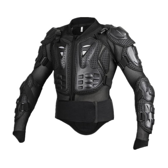 Motorcycle Full body protective Motocross Motorbike Guard Safety Jacket , Black, XXL