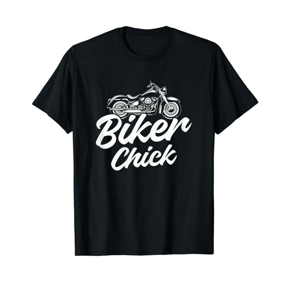Motorcycle Funny Girls Chopper Race Biker Chick T-Shirt