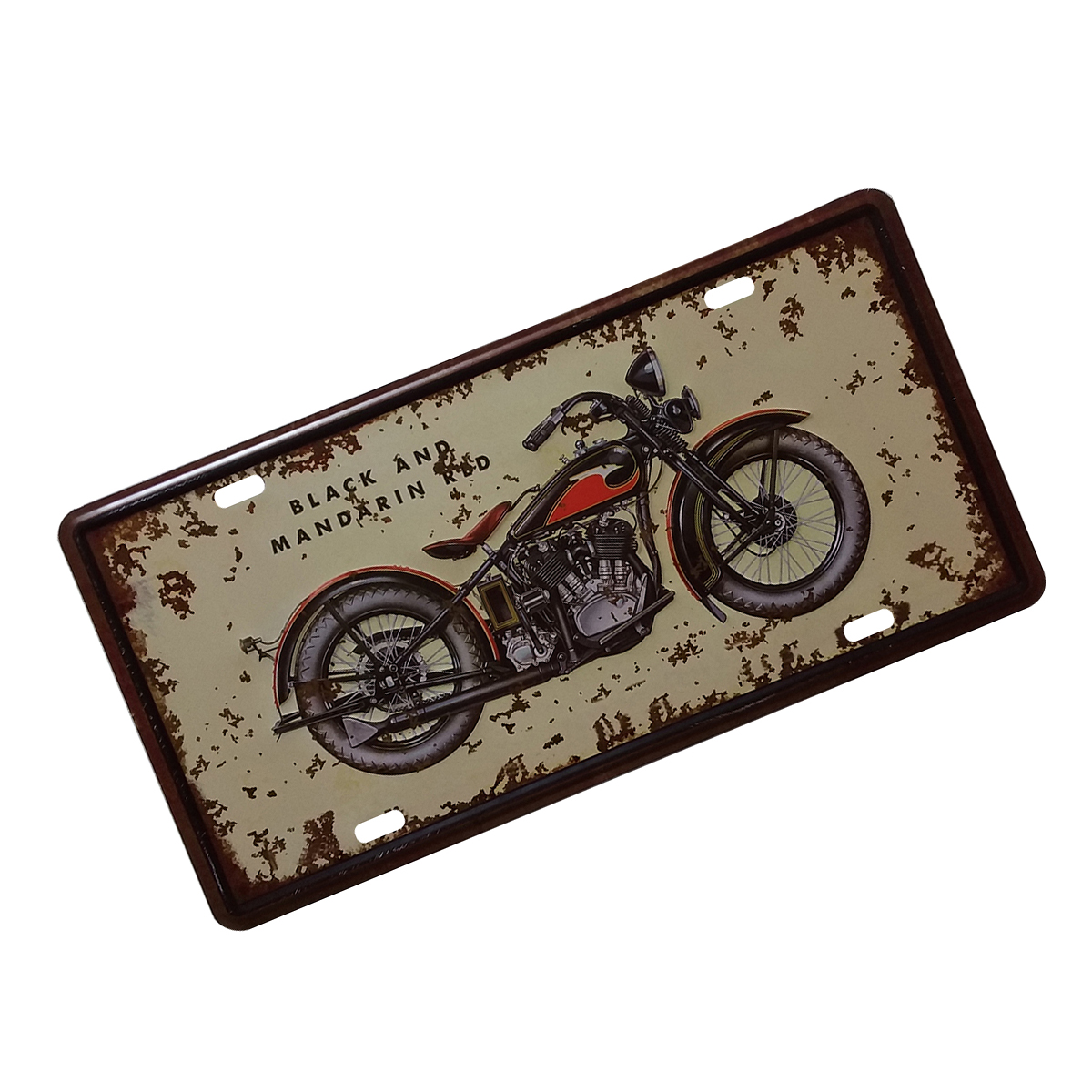 Motorcycle Garage Vintage Decorative Signs Tin Metal Iron Car Sign