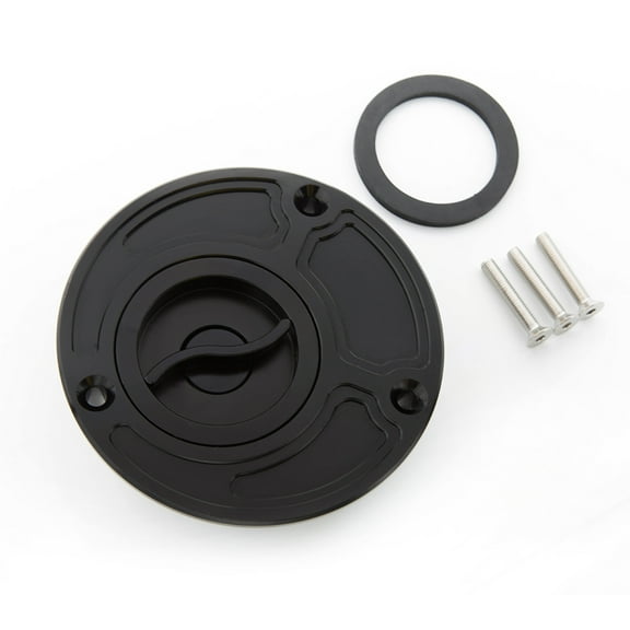 Motorcycle Gas Fuel Tank Oil Cap Cover for ZX-6R 2003-2006, Z1000 2003-2006, Z750 2003-2006, ZRX 1200 A1 All Years, ZX-10R 2004-2005, ZX-9R 2000-2003, ZZR 600 2005-2008, ZZR 1200 2002-2005