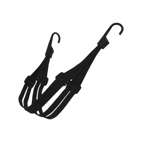 Motorcycle Gear Bungee Cord, Quick-Adjust Elastic Retention Strap for Helmets & Luggage Security