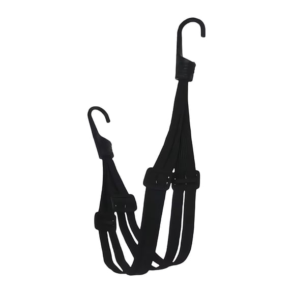 Motorcycle Gear Bungee Cord, Quick-Adjust Elastic Retention Strap for Helmets & Luggage Security