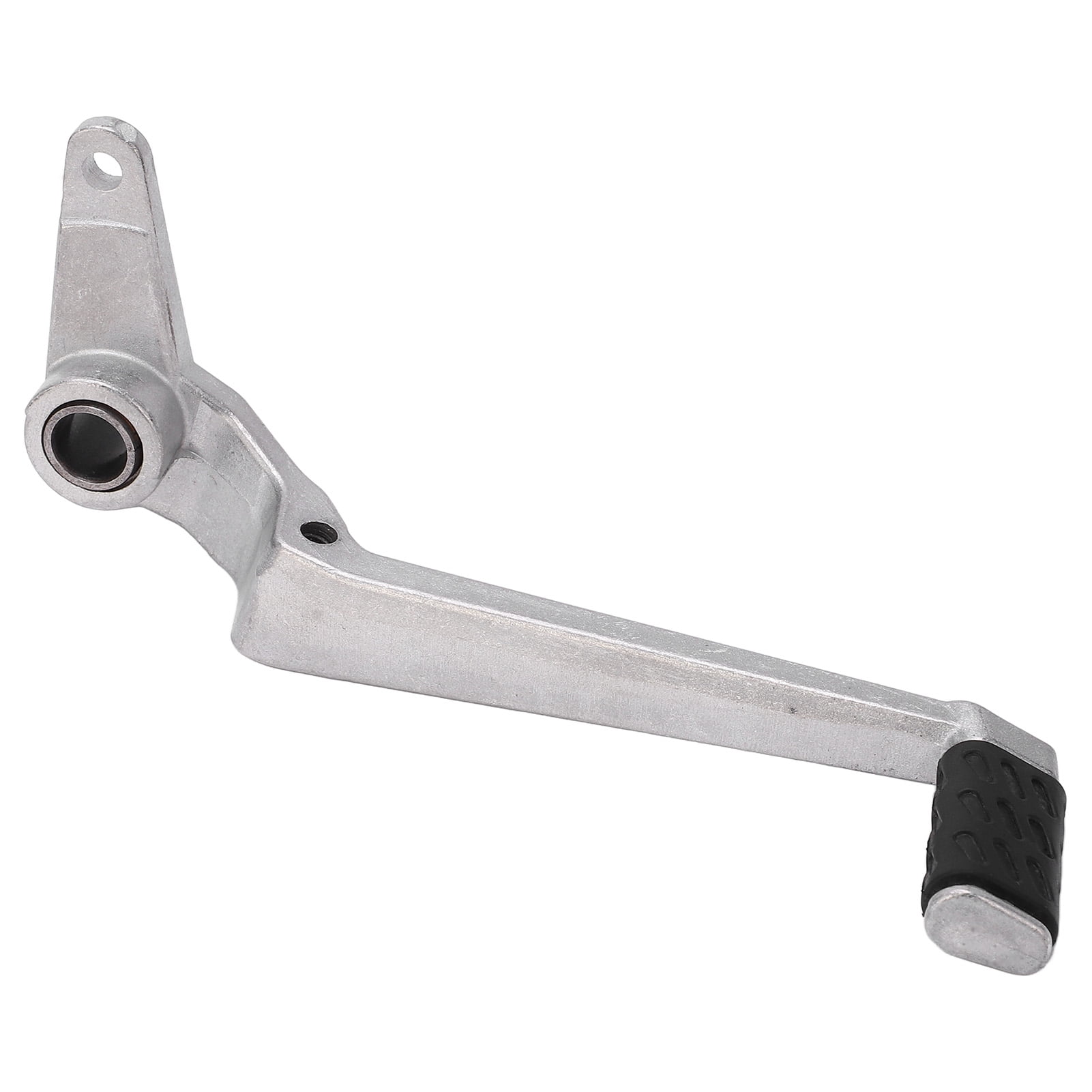 Motorcycle Gear Lever, Rear Brake Foot Pedal Lever Silver Aluminum High Strength Replacement For