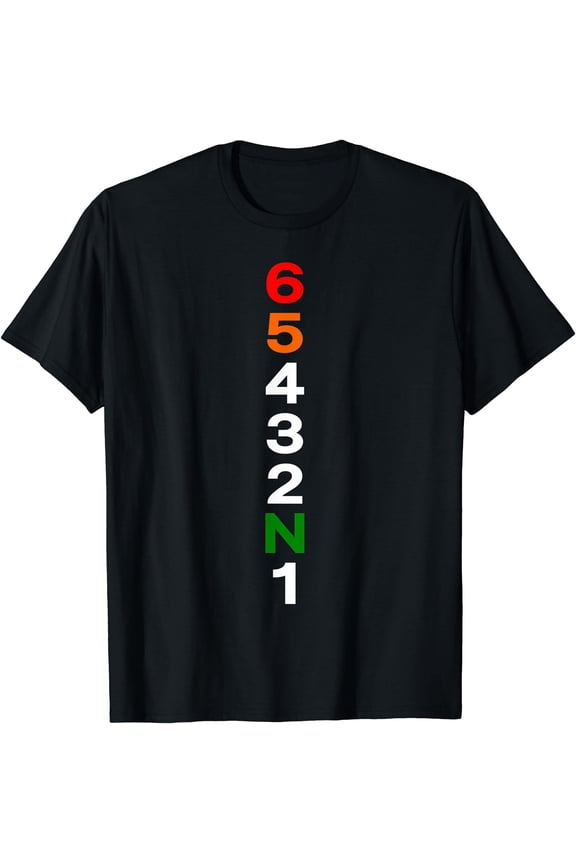 Motorcycle Gear Shift 1N23456 Biker T-Shirt, Vintage Birthday Gift