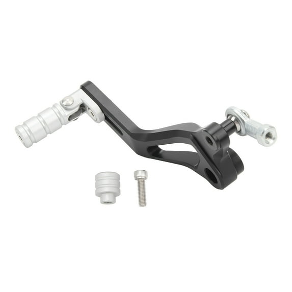 Motorcycle Gear Shifter Lever, CNC Aluminum Adjustable Folding Shift Lever for 400 Z400(silver)